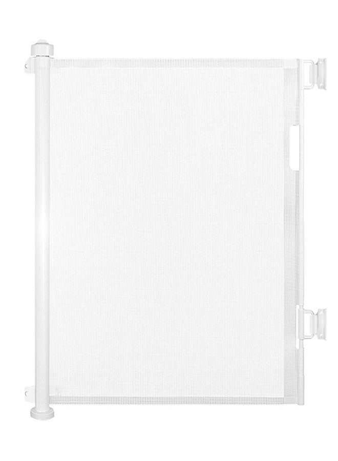 HEVASNEK Retractable Baby Gate - 34” Tall, Extends to 55” Wide, Extra Wide Safety Gate for Kids & Pets | Indoor/Outdoor Child Safety Gate for Stairs, Doorways & Hallways Pack of 1 - Image 3